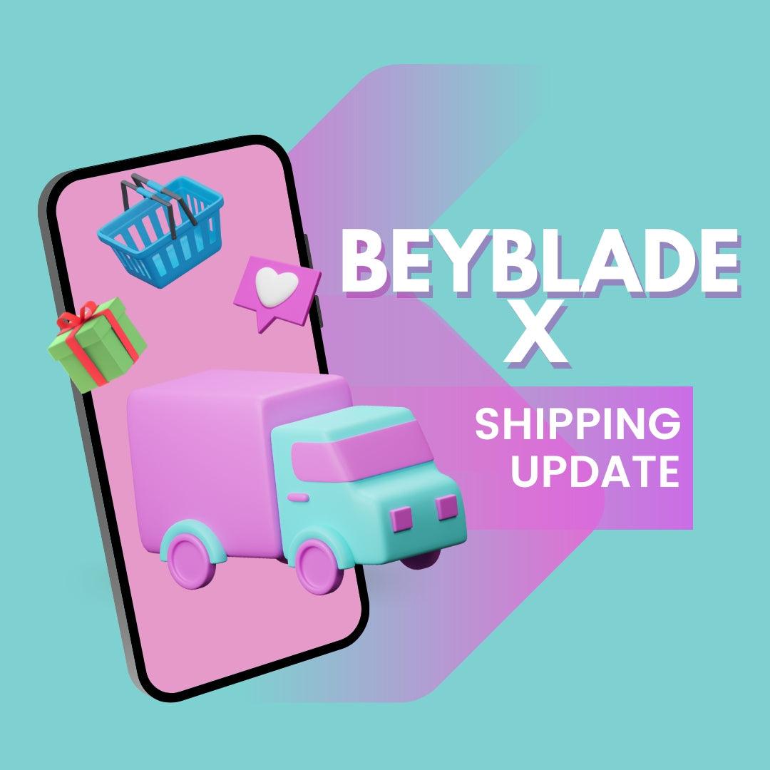 Beyblade X shipping details from www.shopmalloftoys.com