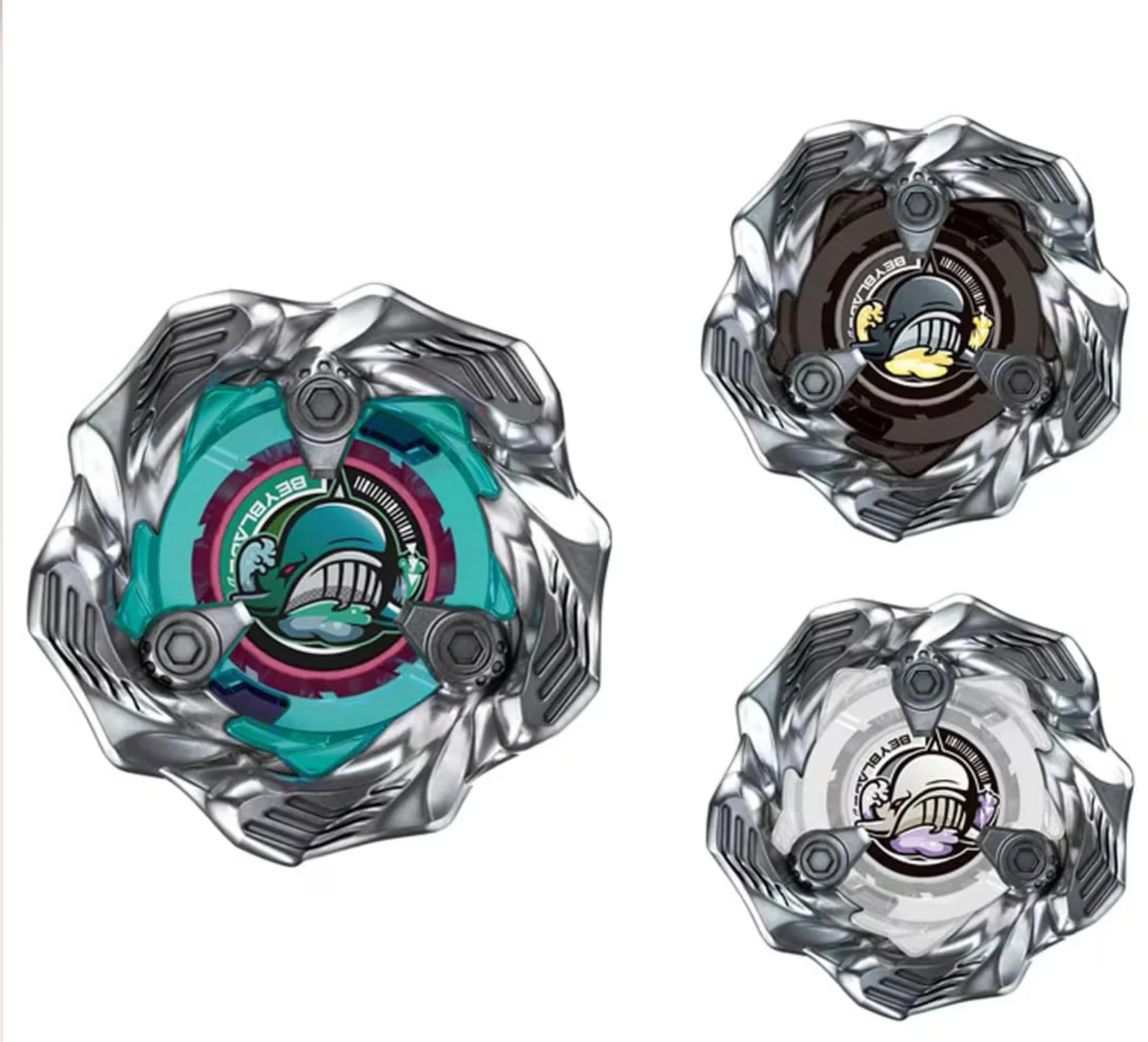 BeybladeXBX-36WhaleWave all three beyblades