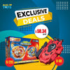 SUNDAY EXCLUSIVE !!! TAKARA TOMY Beyblade B-205 and TT Launcher B-88- Set of Two-  LIMITED DEALS!!!