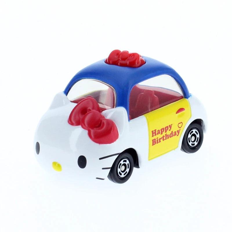 Takara Tomy Dream Tomica Hello Kitty Car Hot Pop Kids Toys Motor Vehicle Diecast Metal Model Collectibles